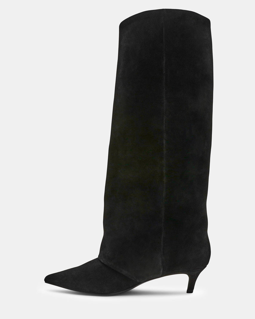 LUCA BLACK SUEDE - Women's Shoes - Steve Madden Canada