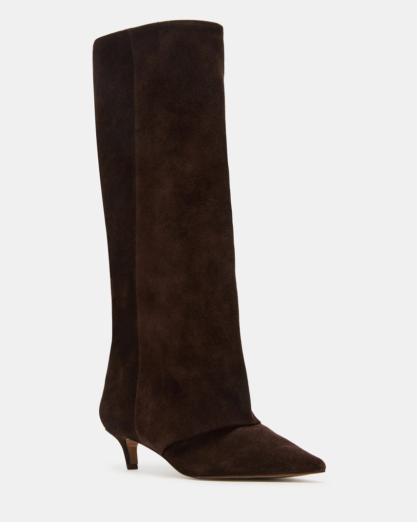 LUCA BROWN SUEDE - Women's Shoes - Steve Madden Canada