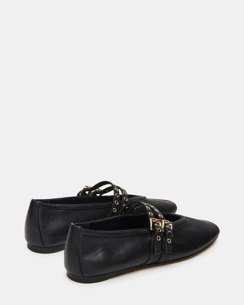 LYDIAA BLACK LEATHER - Women's Shoes - Steve Madden Canada