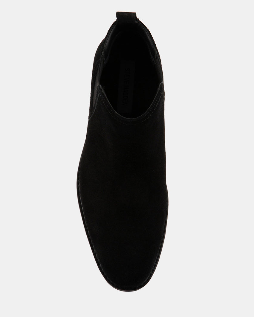 LYNARD BLACK SUEDE - Men's Shoes - Steve Madden Canada