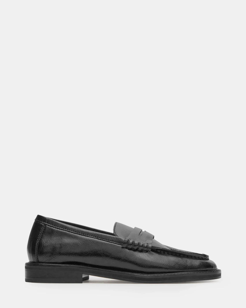 MADISON BLACK LEATHER - Women's Shoes - Steve Madden Canada