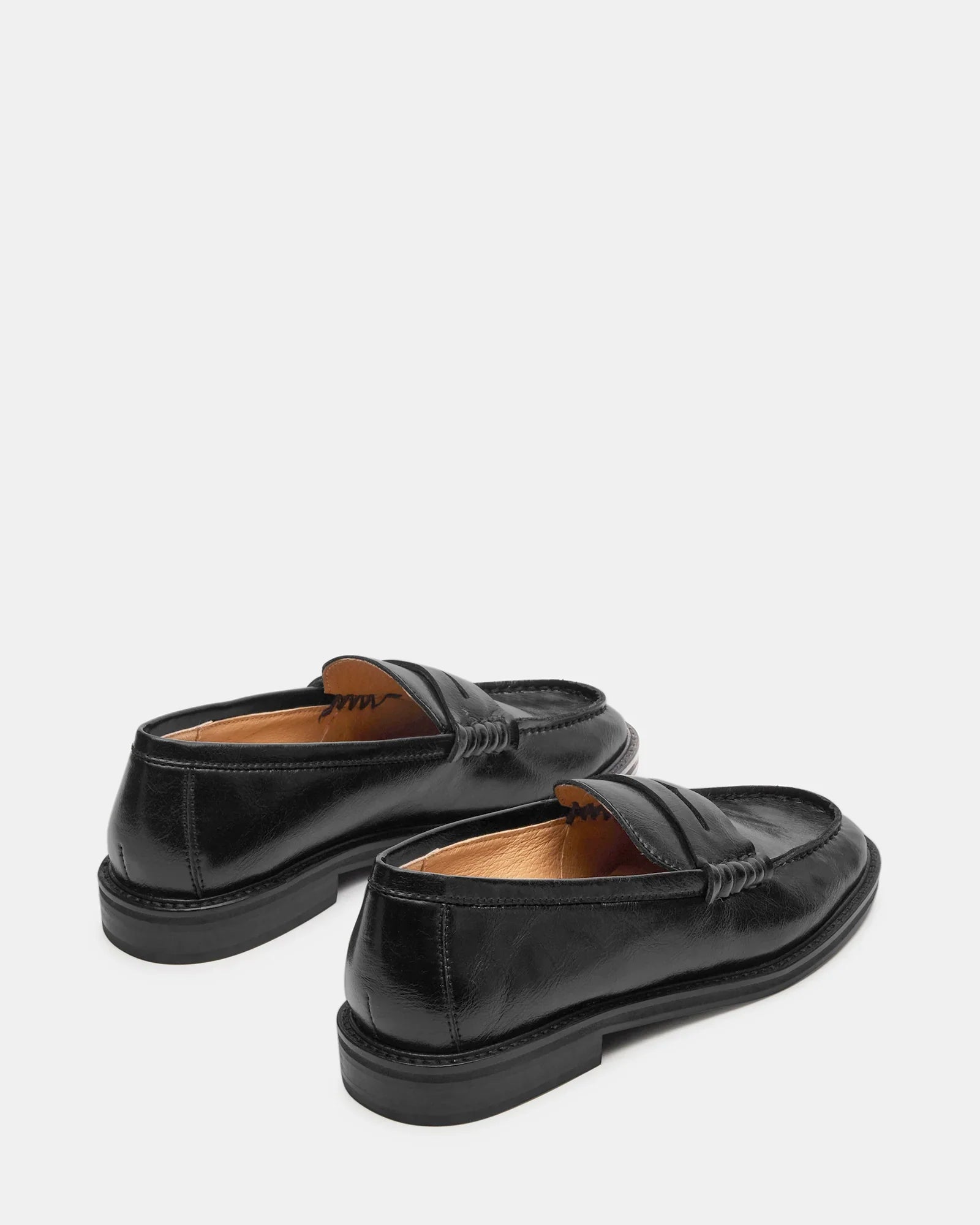 MADISON BLACK LEATHER - Women's Shoes - Steve Madden Canada