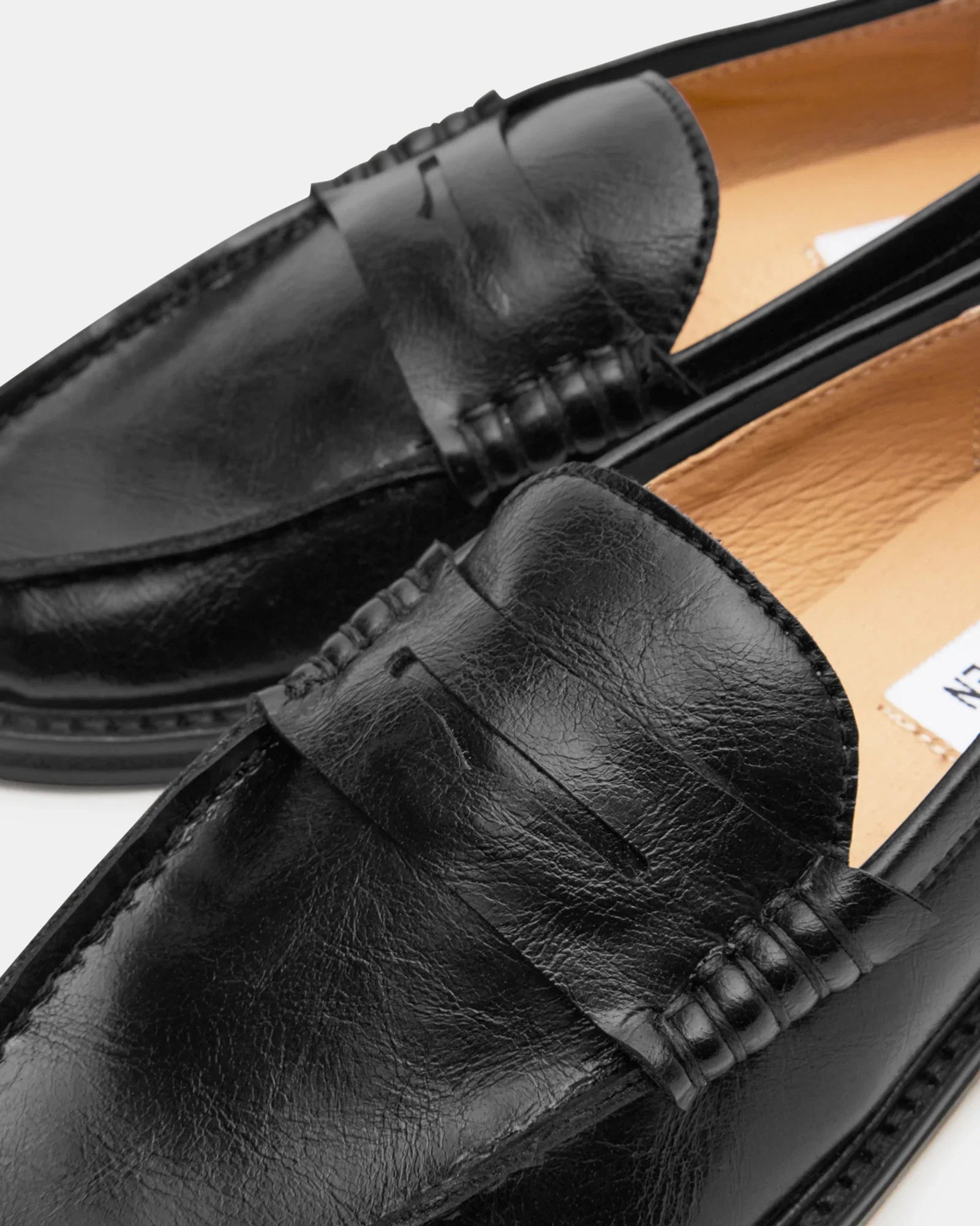 MADISON BLACK LEATHER - Women's Shoes - Steve Madden Canada