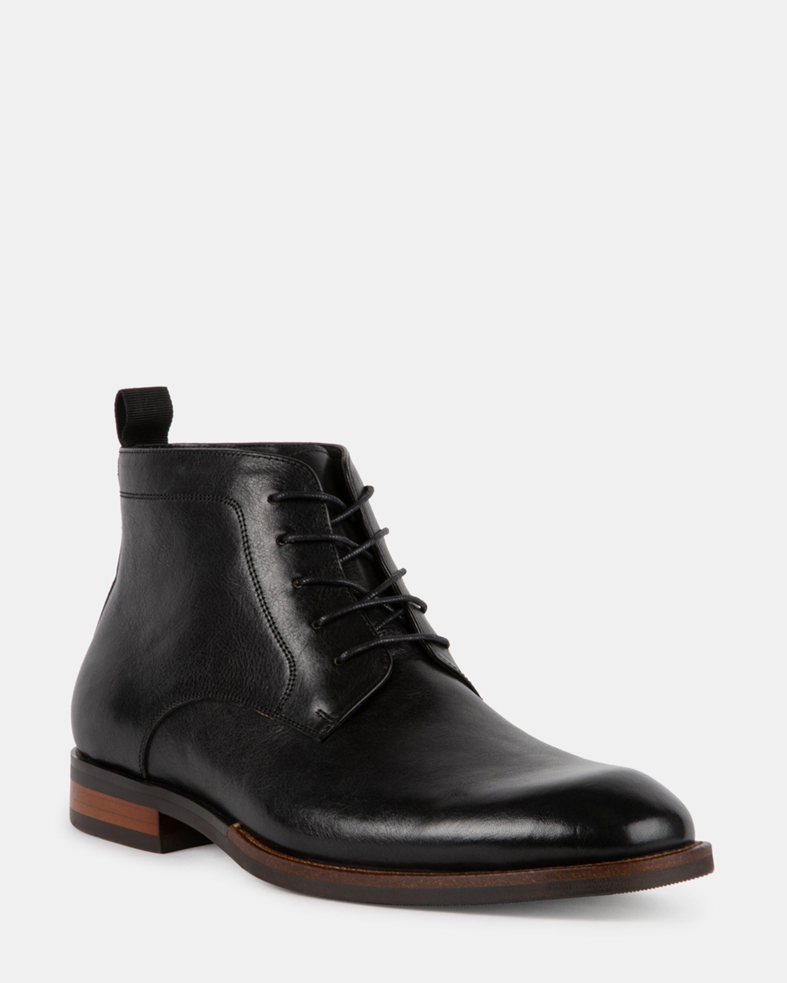 MADRIGO BLACK LEATHER - Men's Shoes - Steve Madden Canada