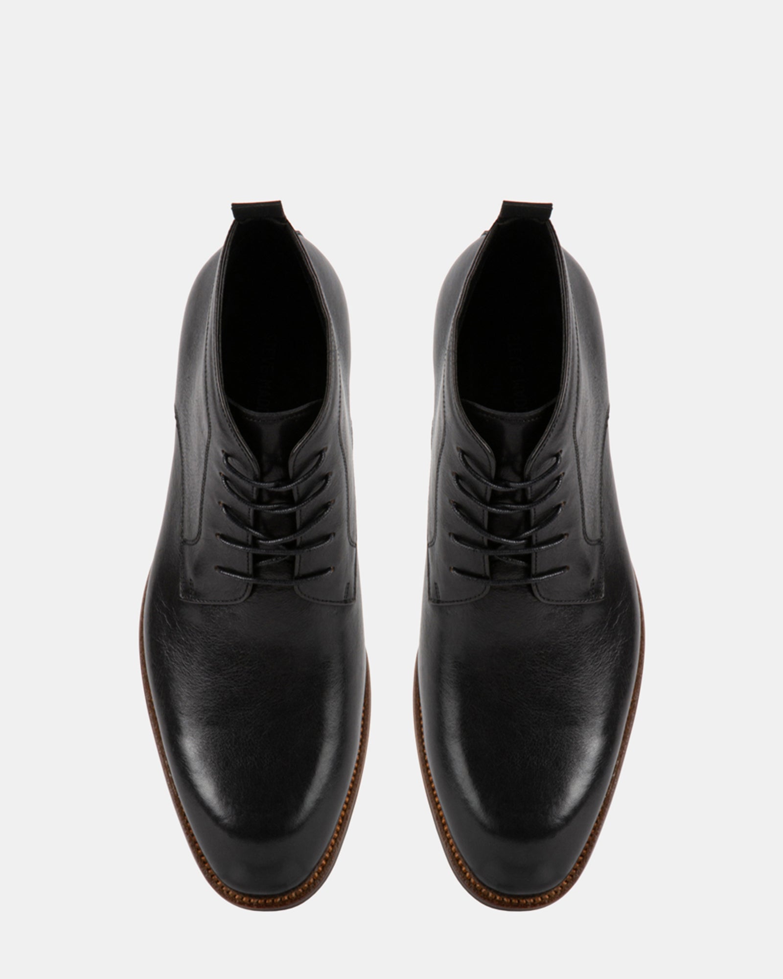 MADRIGO BLACK LEATHER - Men's Shoes - Steve Madden Canada