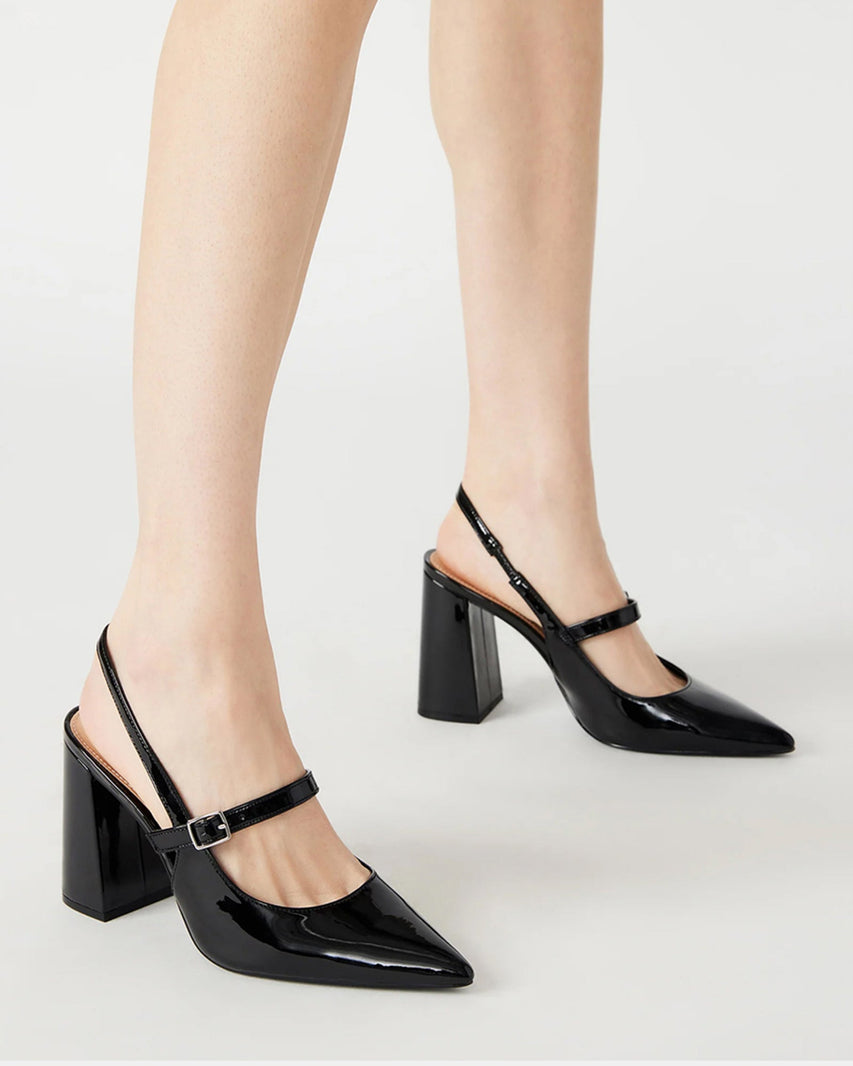 MAEGAN BLACK PATENT - Women's Shoes - Steve Madden Canada
