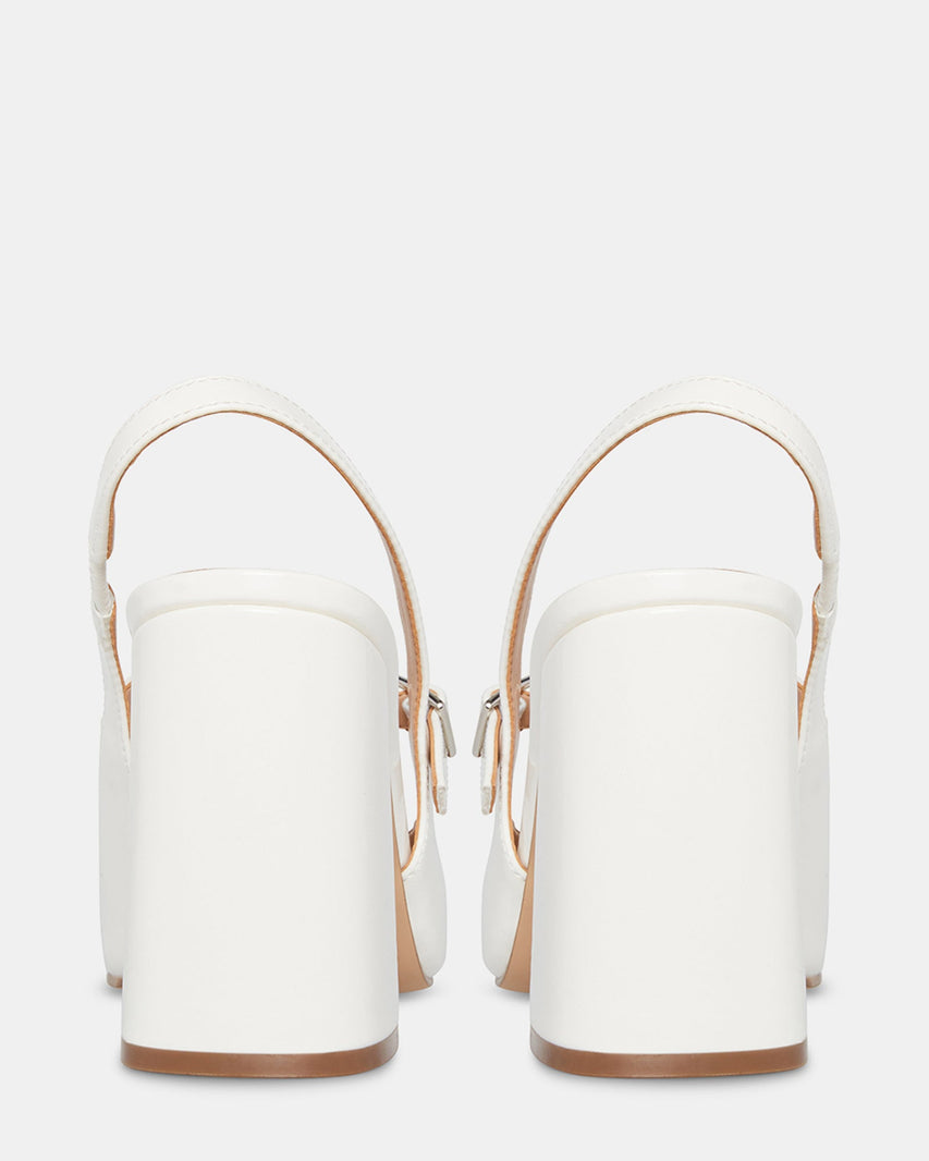 MAEGAN WHITE PATENT - Women's Shoes - Steve Madden Canada