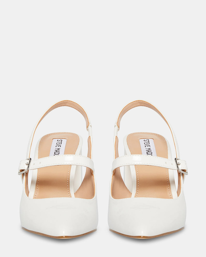MAEGAN WHITE PATENT - Women's Shoes - Steve Madden Canada
