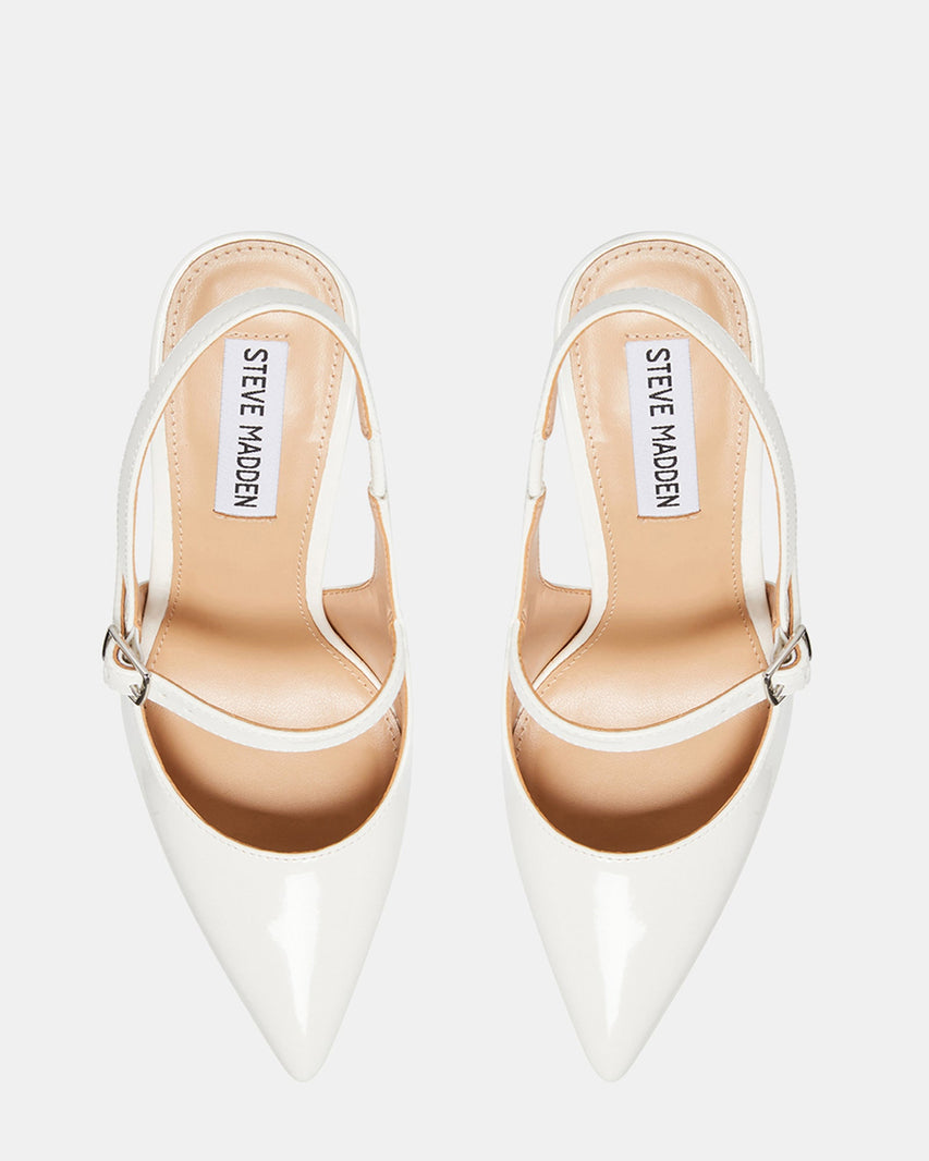 MAEGAN WHITE PATENT - Women's Shoes - Steve Madden Canada