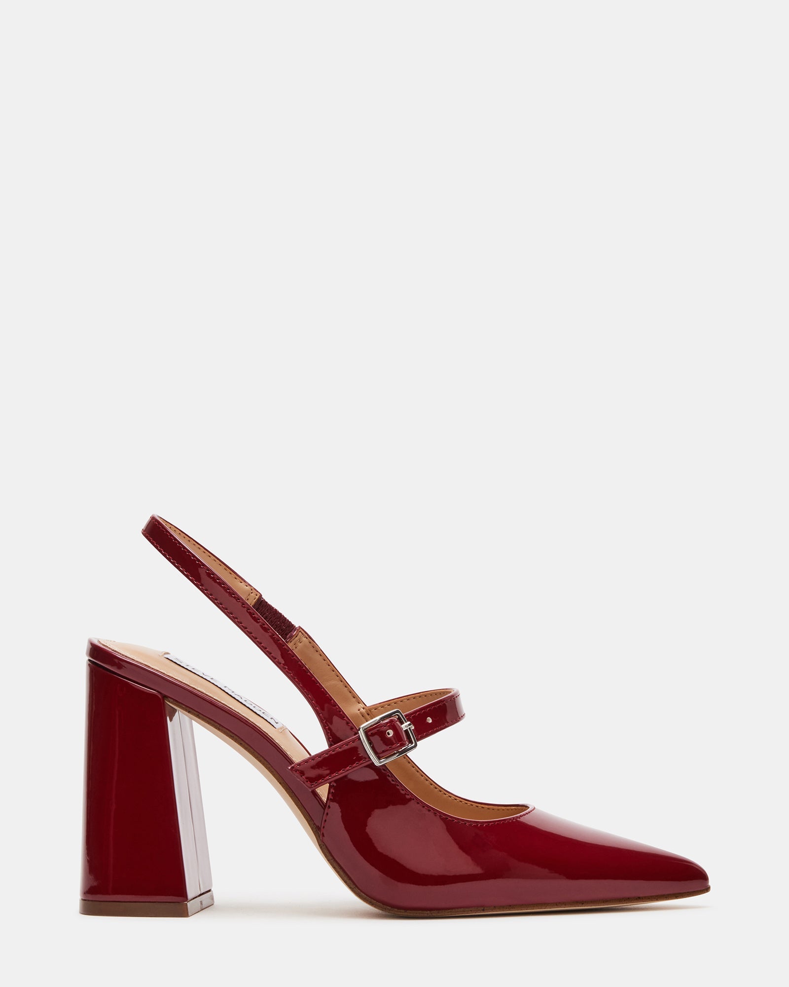 MAEGAN BURGUNDY PATENT - Women's Shoes - Steve Madden Canada
