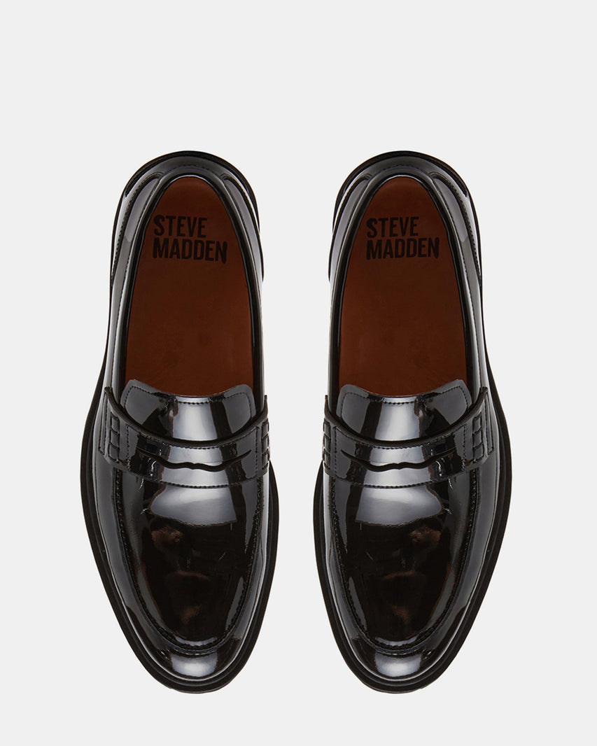 MAISONN BLACK LEATHER - Men's Shoes - Steve Madden Canada