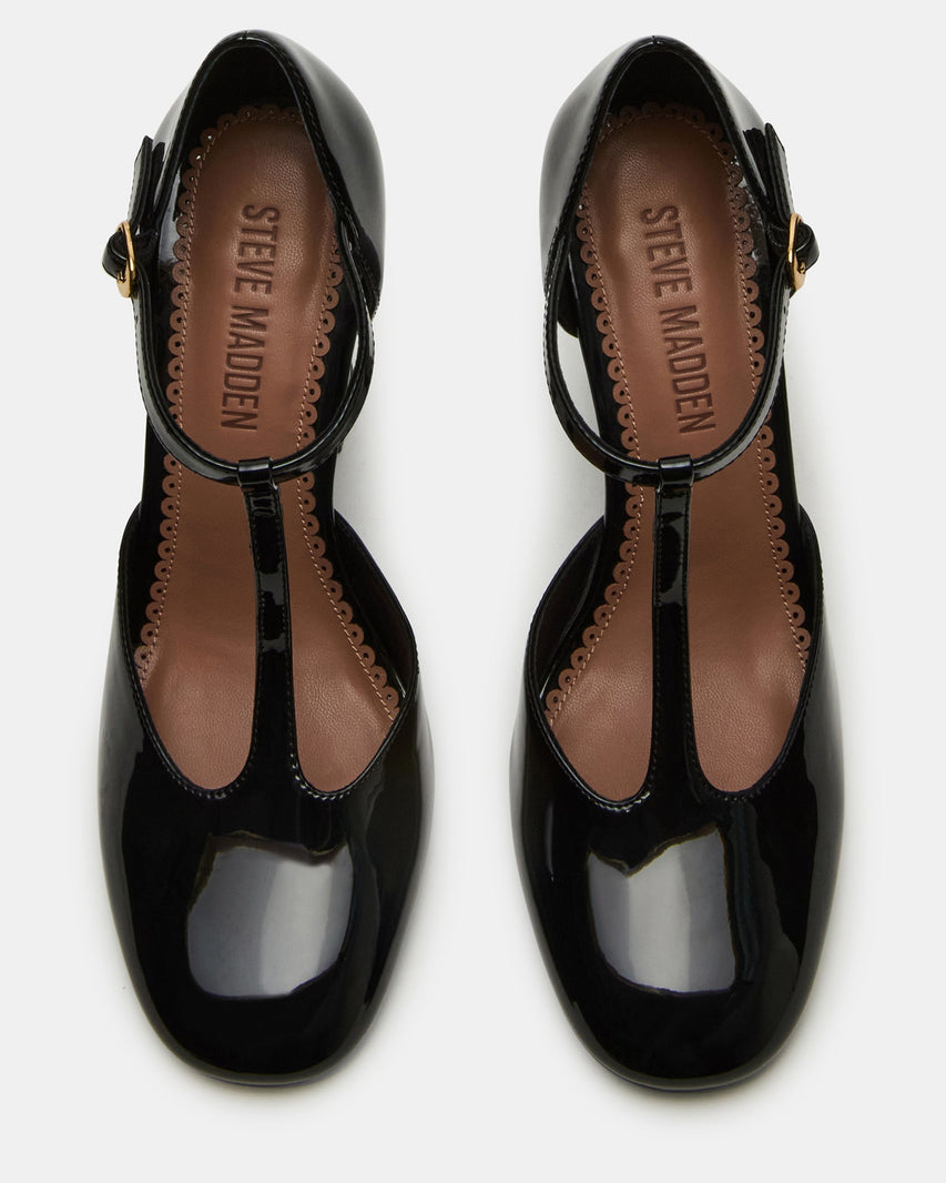 MALCOLM BLACK PATENT - Women's Shoes - Steve Madden Canada