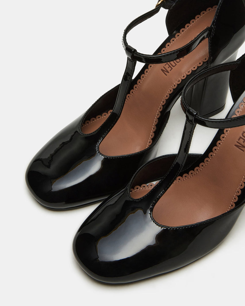 MALCOLM BLACK PATENT - Women's Shoes - Steve Madden Canada