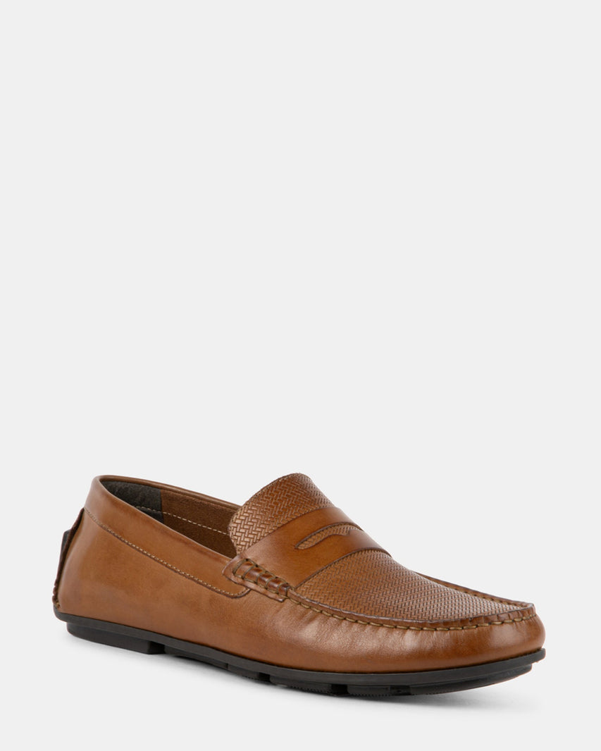 MANFREDI BROWN LEATHER - Men's Shoes - Steve Madden Canada