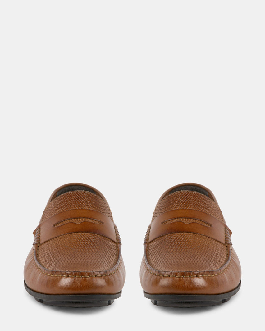 MANFREDI BROWN LEATHER - Men's Shoes - Steve Madden Canada