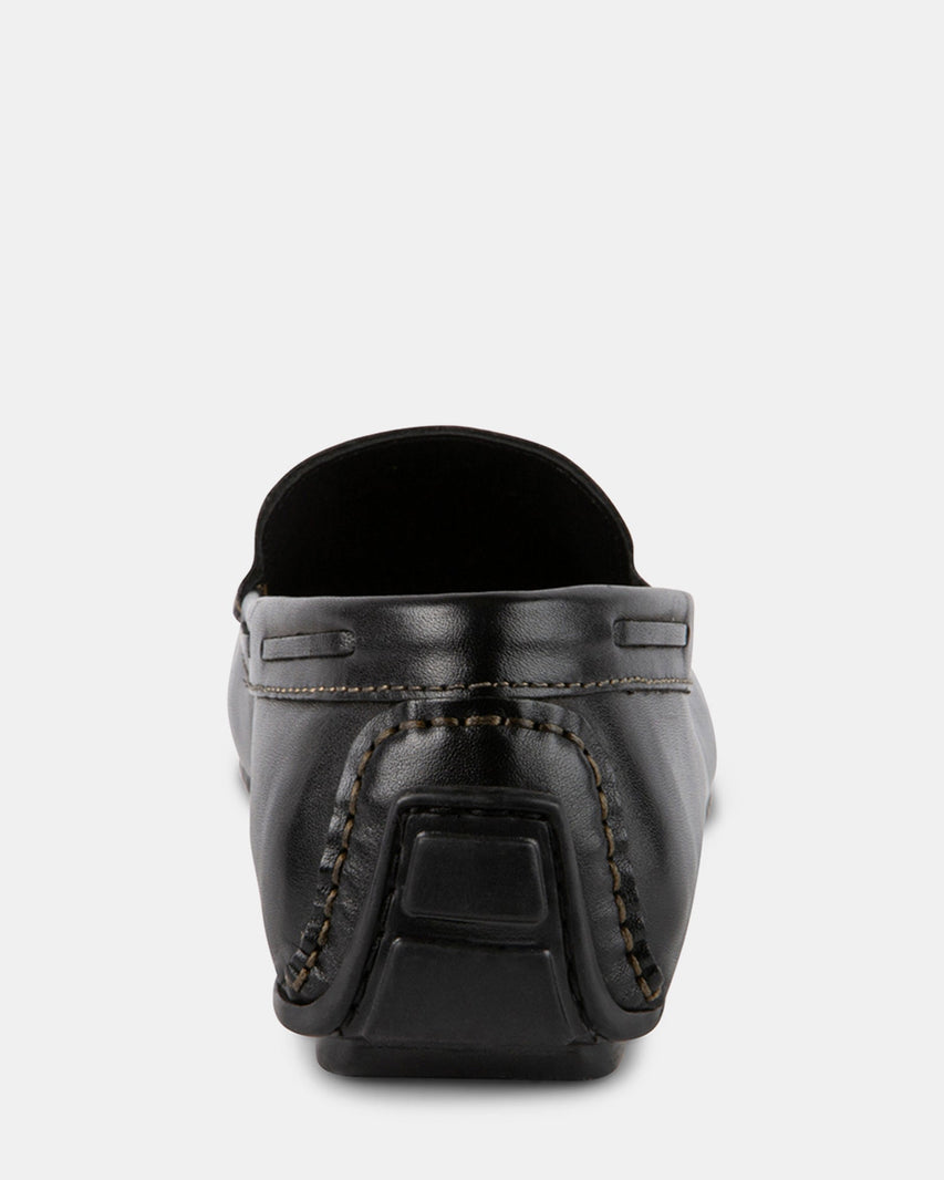 MANOLO BLACK LEATHER - Men's Shoes - Steve Madden Canada