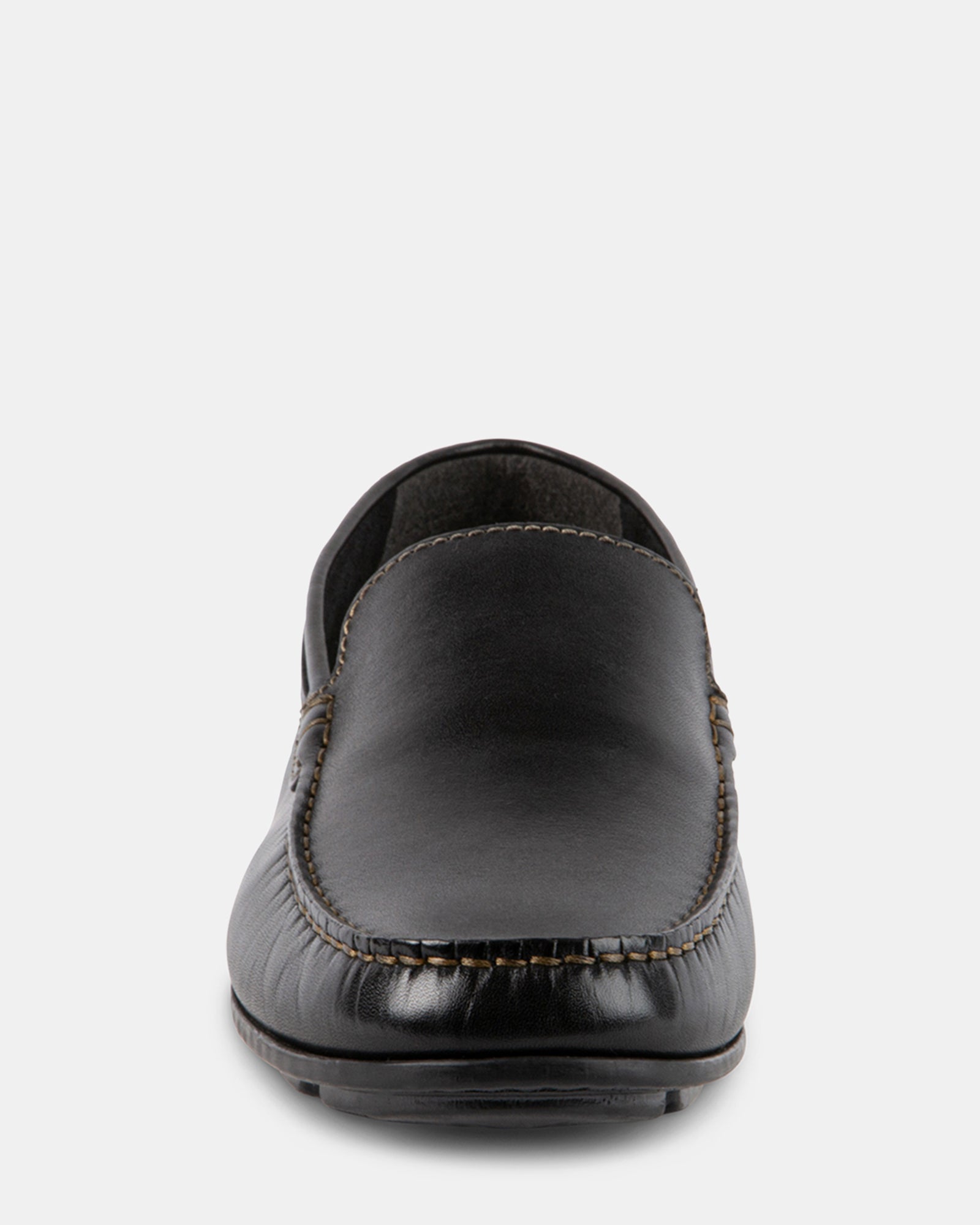 MANOLO BLACK LEATHER - Men's Shoes - Steve Madden Canada