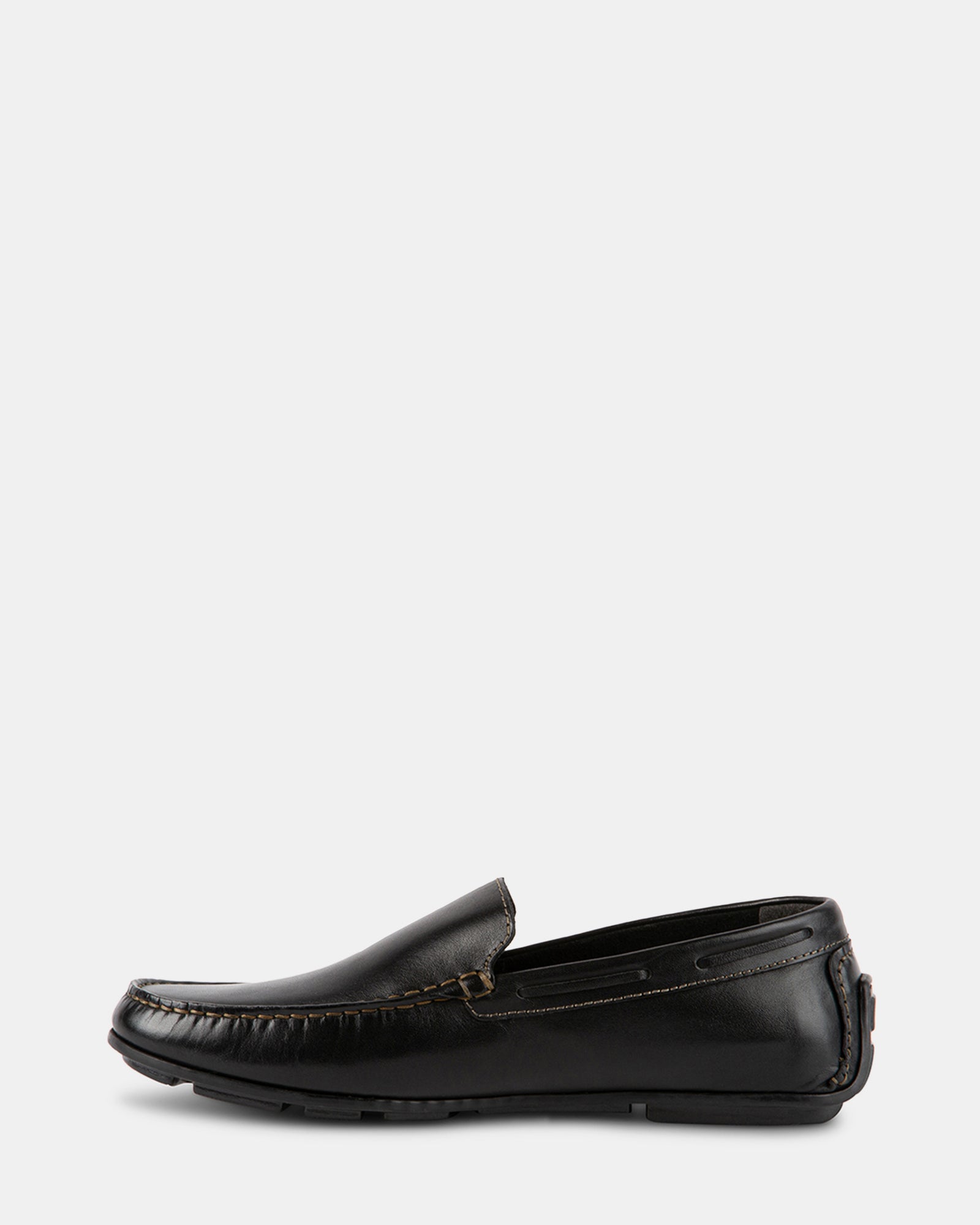 MANOLO BLACK LEATHER - Men's Shoes - Steve Madden Canada
