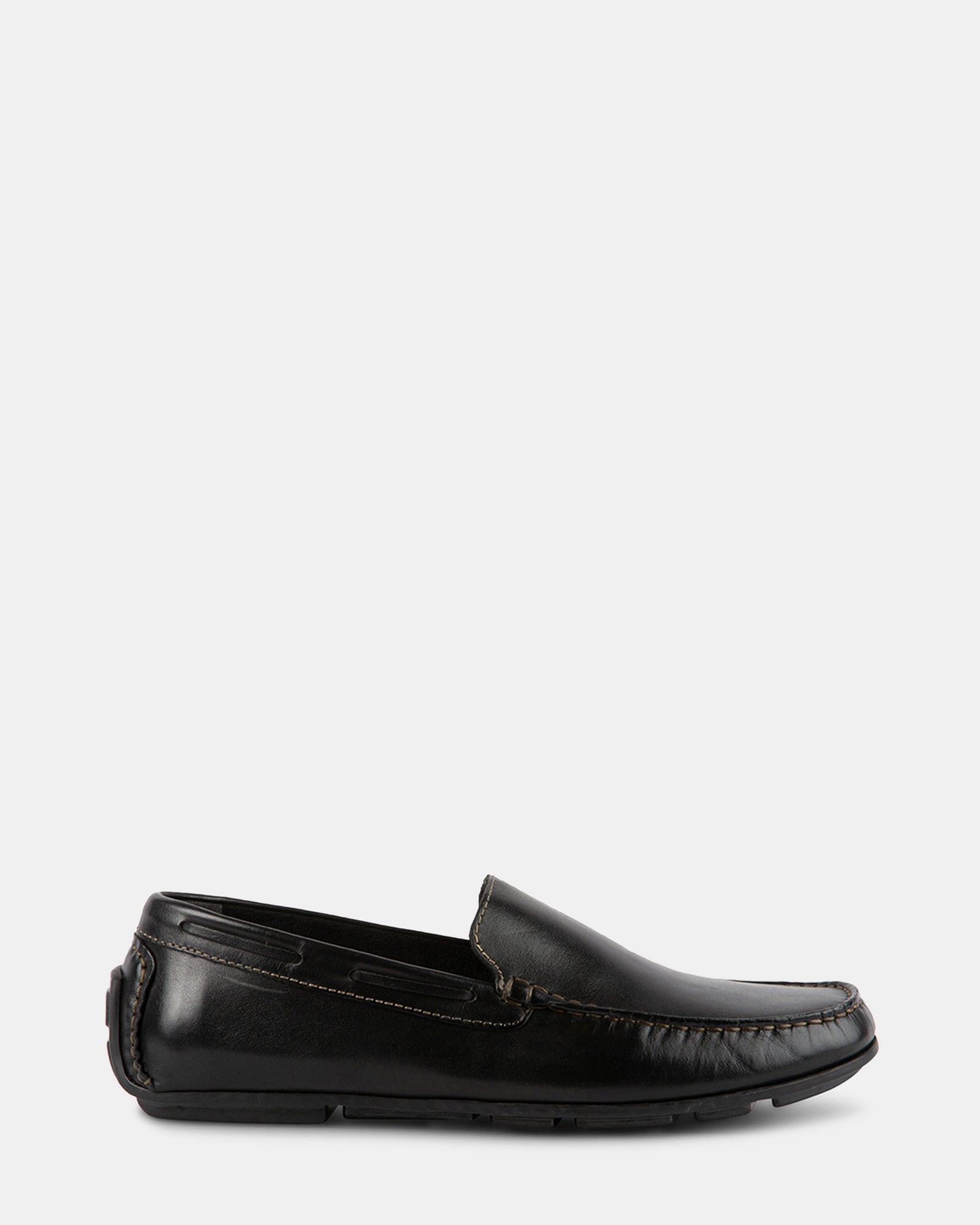 MANOLO BLACK LEATHER - Men's Shoes - Steve Madden Canada