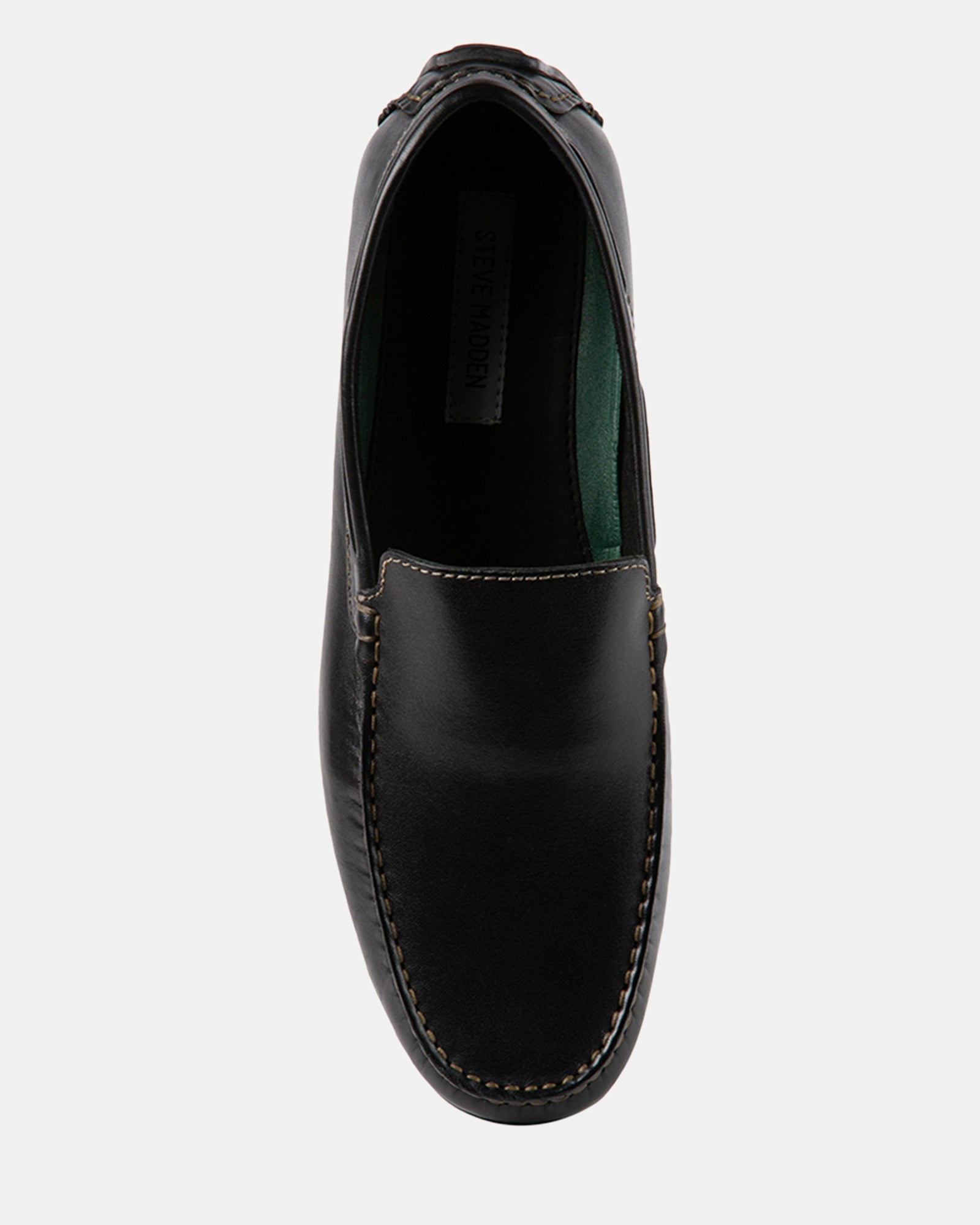 MANOLO BLACK LEATHER - Men's Shoes - Steve Madden Canada