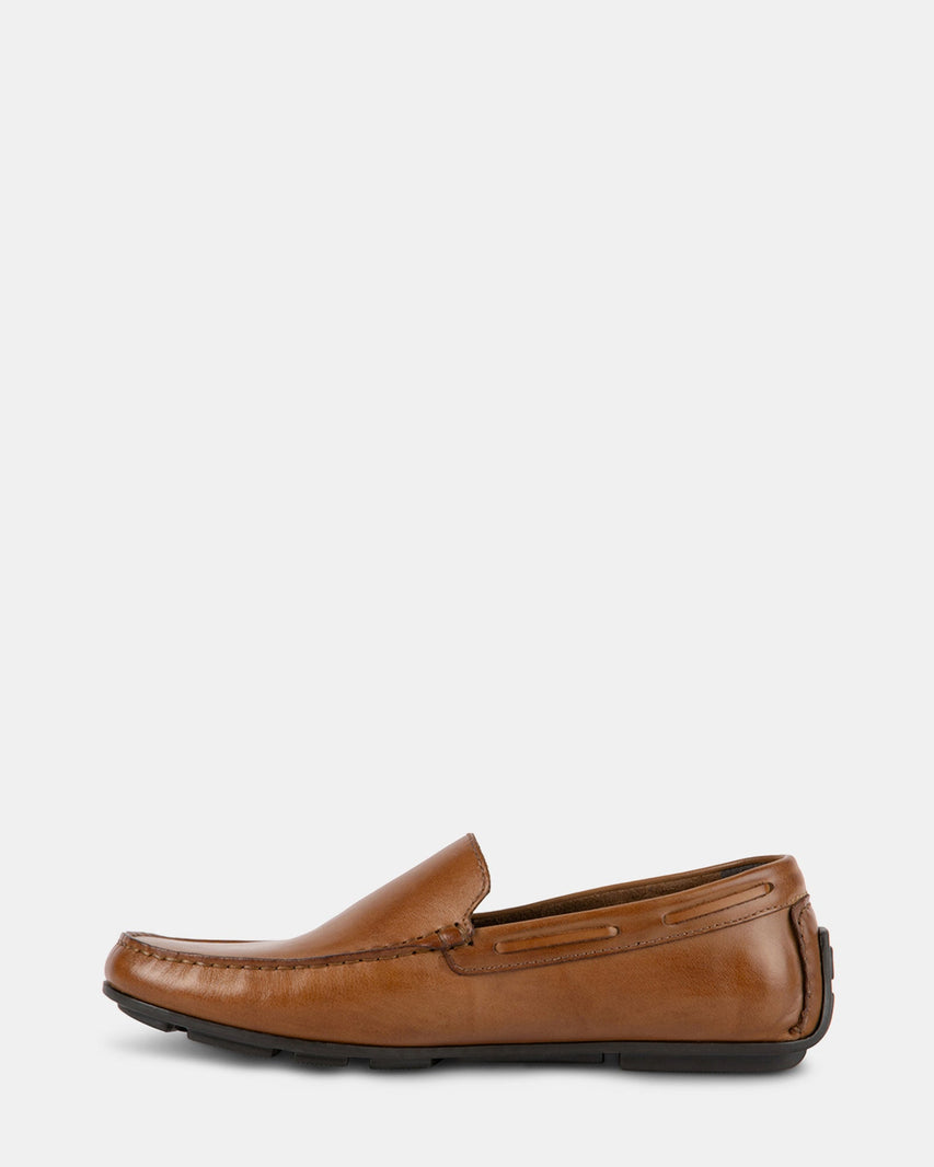 MANOLO BROWN LEATHER - Men's Shoes - Steve Madden Canada