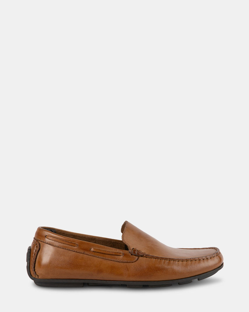 MANOLO BROWN LEATHER - Men's Shoes - Steve Madden Canada