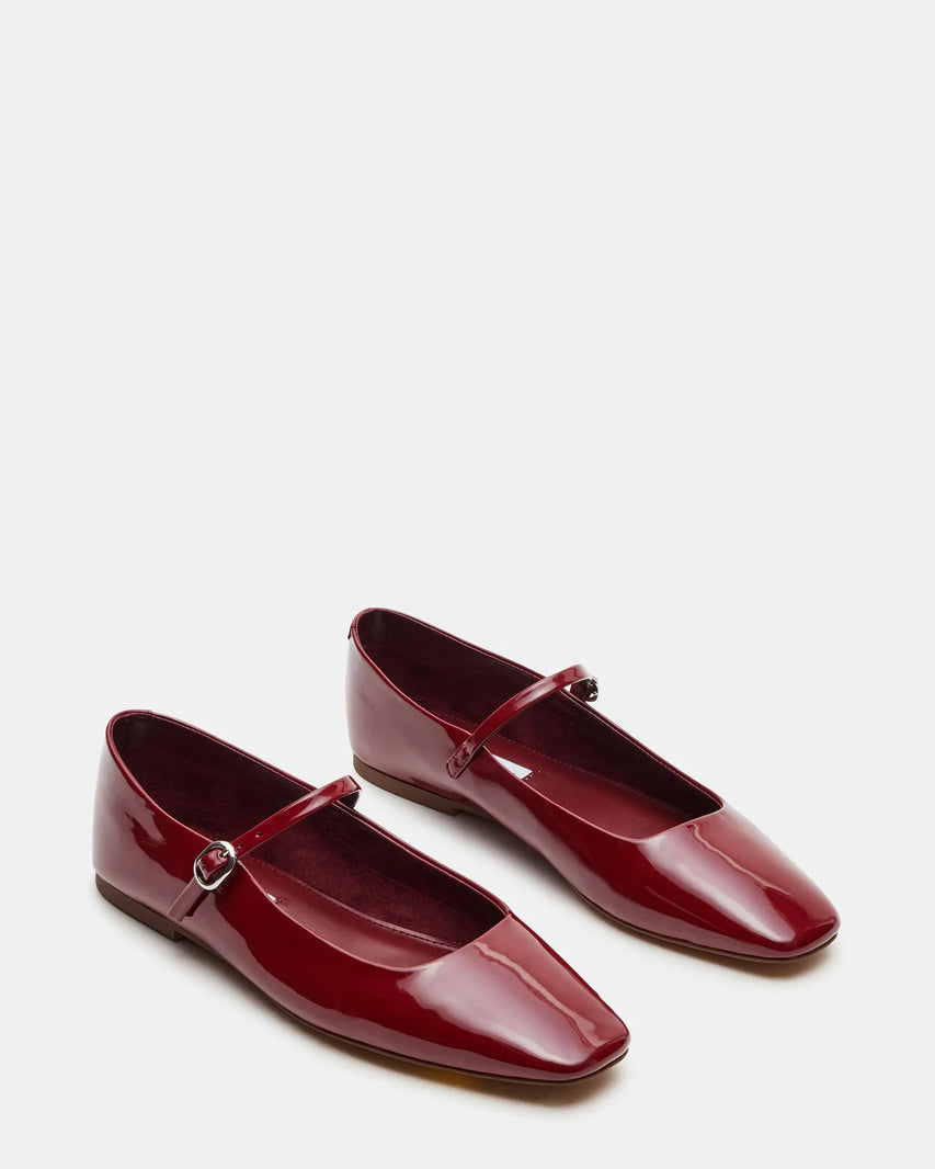 MAPLE BURGUNDY PATENT - Women's Shoes - Steve Madden Canada