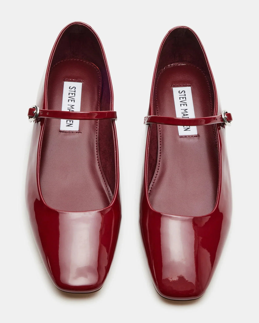 MAPLE BURGUNDY PATENT - Women's Shoes - Steve Madden Canada