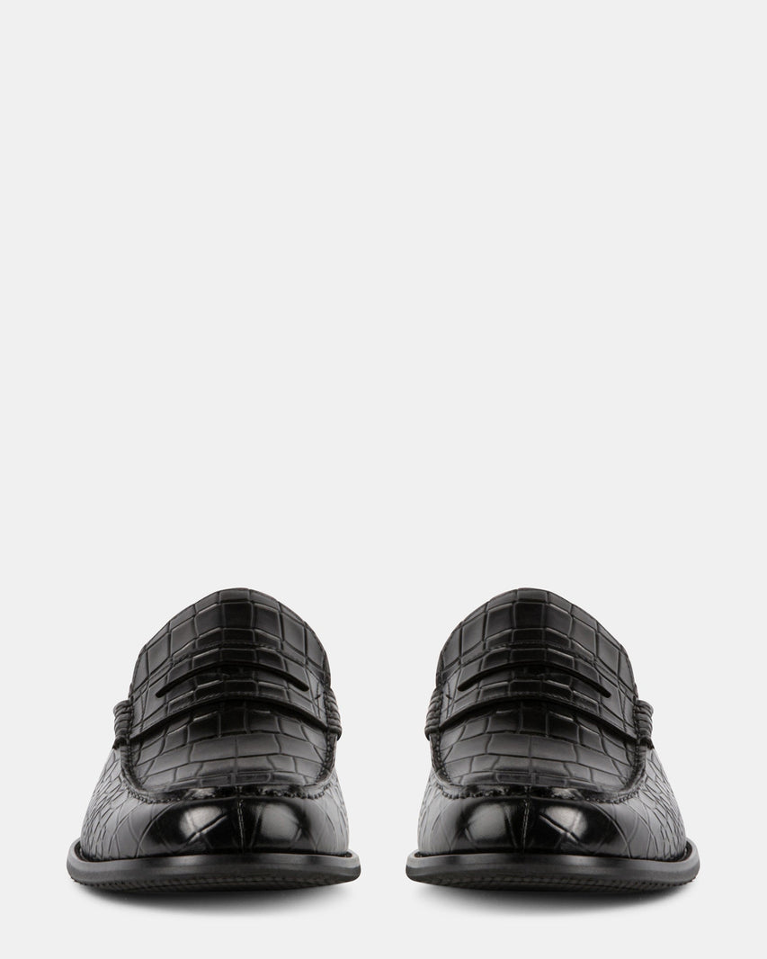 MARVYN BLACK EXOTIC - Men's Shoes - Steve Madden Canada