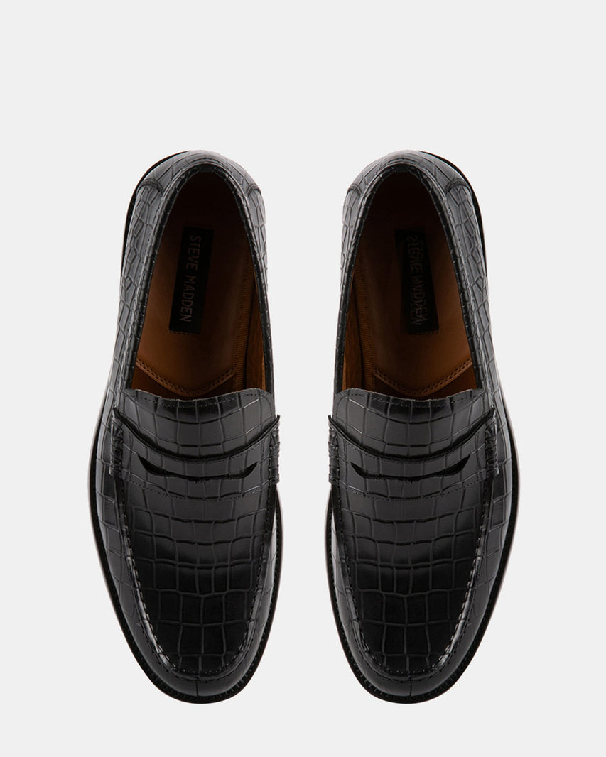 MARVYN BLACK EXOTIC - Men's Shoes - Steve Madden Canada