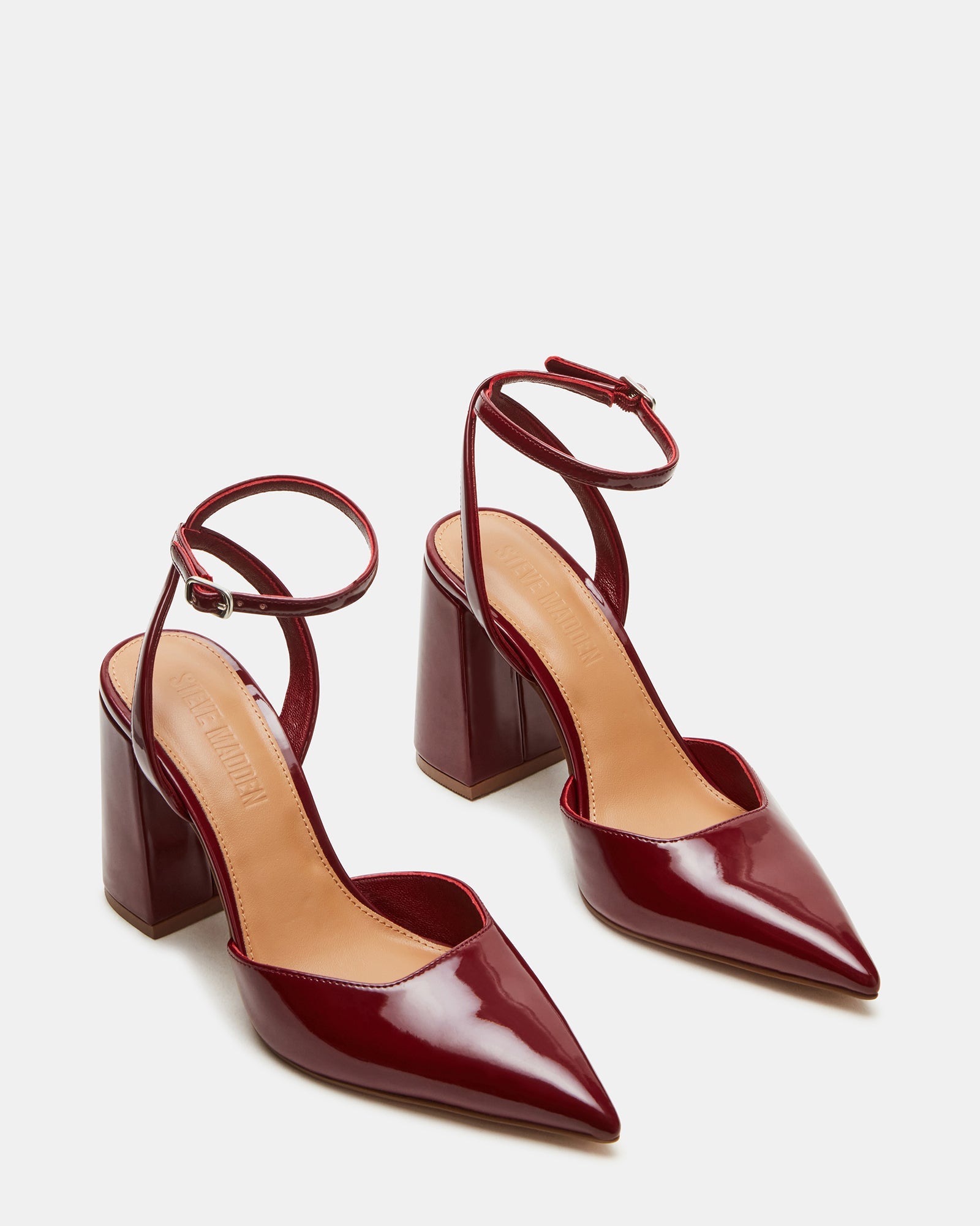 MATTEA BURGUNDY PATENT - Women's Shoes - Steve Madden Canada