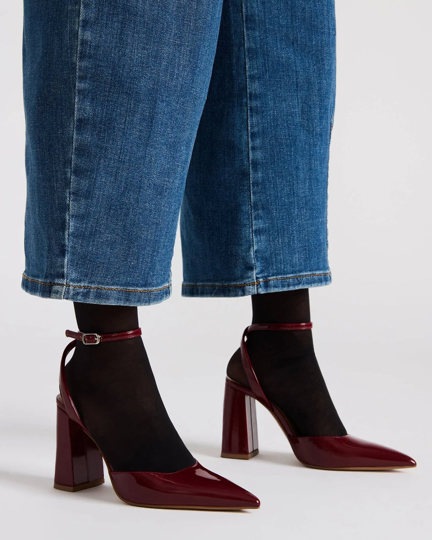 MATTEA BURGUNDY PATENT - Women's Shoes - Steve Madden Canada