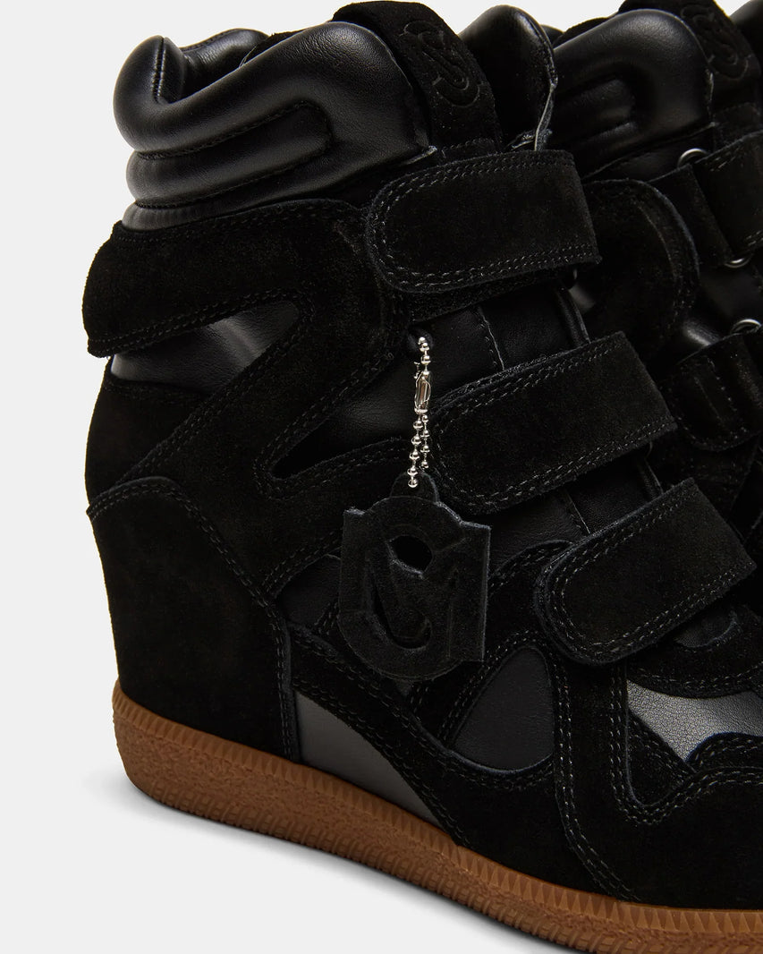 MAVIS BLACK SUEDE - Women's Shoes - Steve Madden Canada