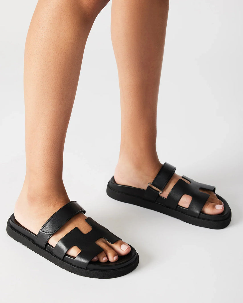 MAYVEN BLACK LEATHER - Women's Shoes - Steve Madden Canada