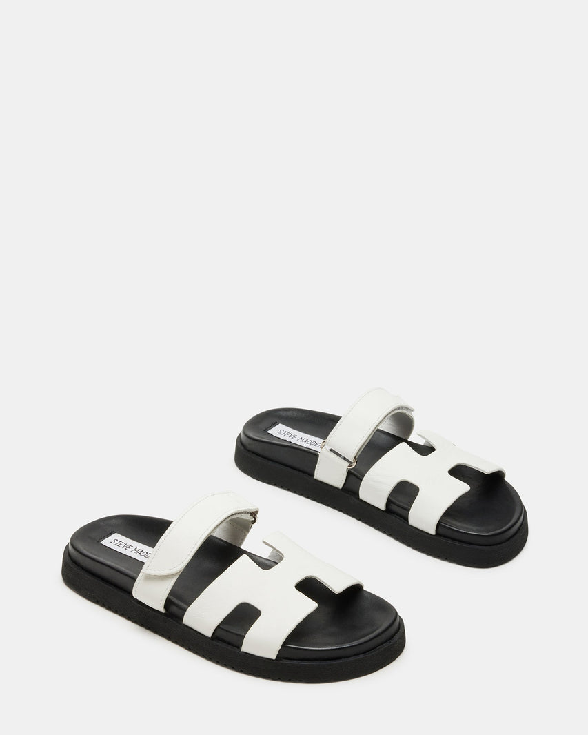 MAYVEN WHITE LEATHER - Women's Shoes - Steve Madden Canada