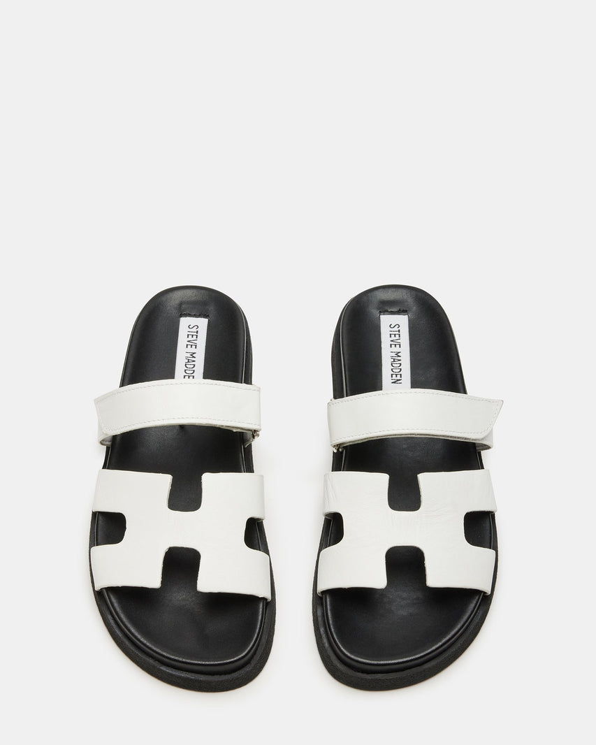 MAYVEN WHITE LEATHER - Women's Shoes - Steve Madden Canada
