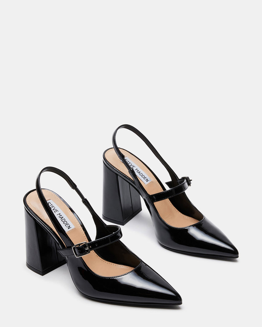 MAEGAN BLACK PATENT - Women's Shoes - Steve Madden Canada