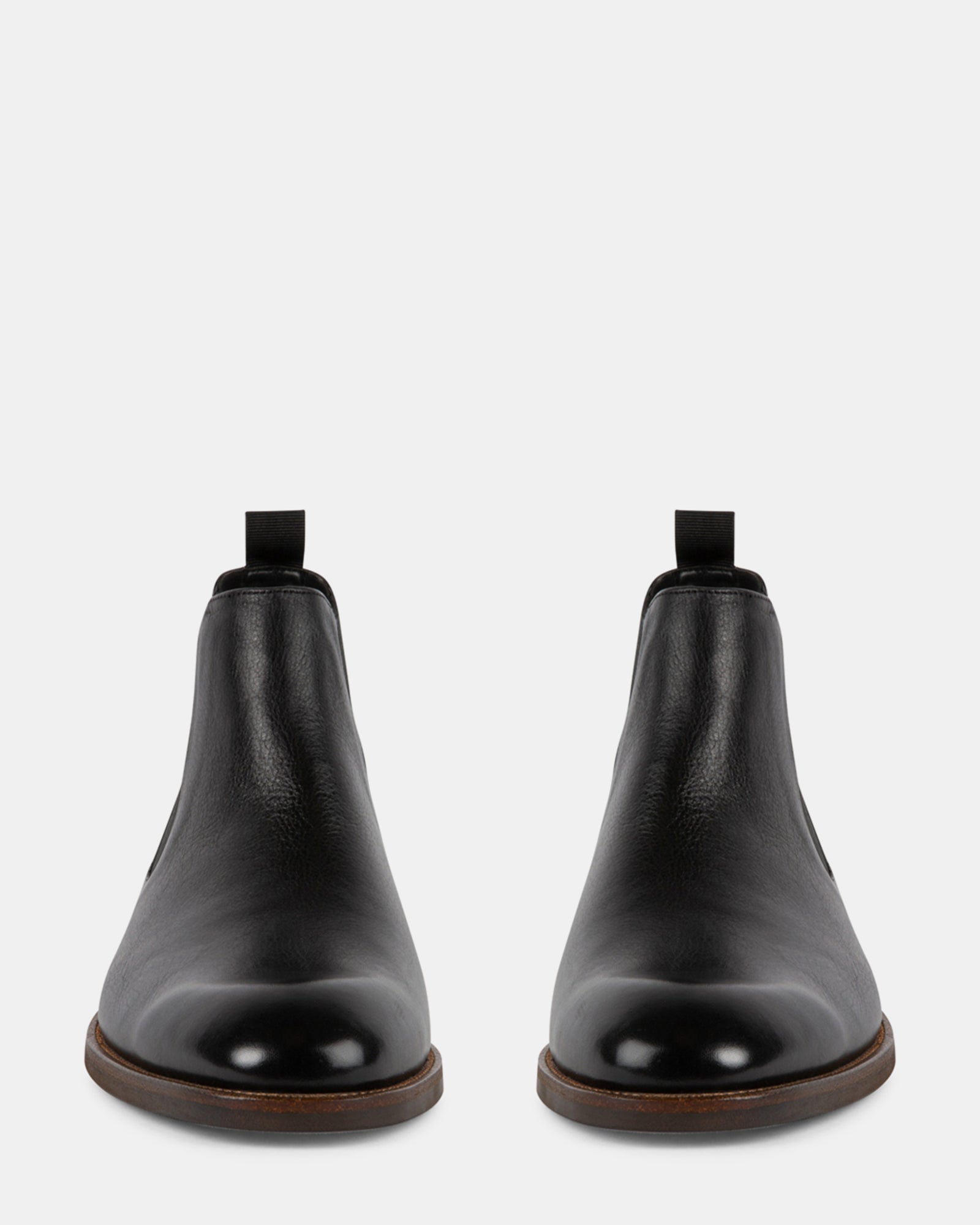 MERIDIAN BLACK LEATHER - Men's Shoes - Steve Madden Canada