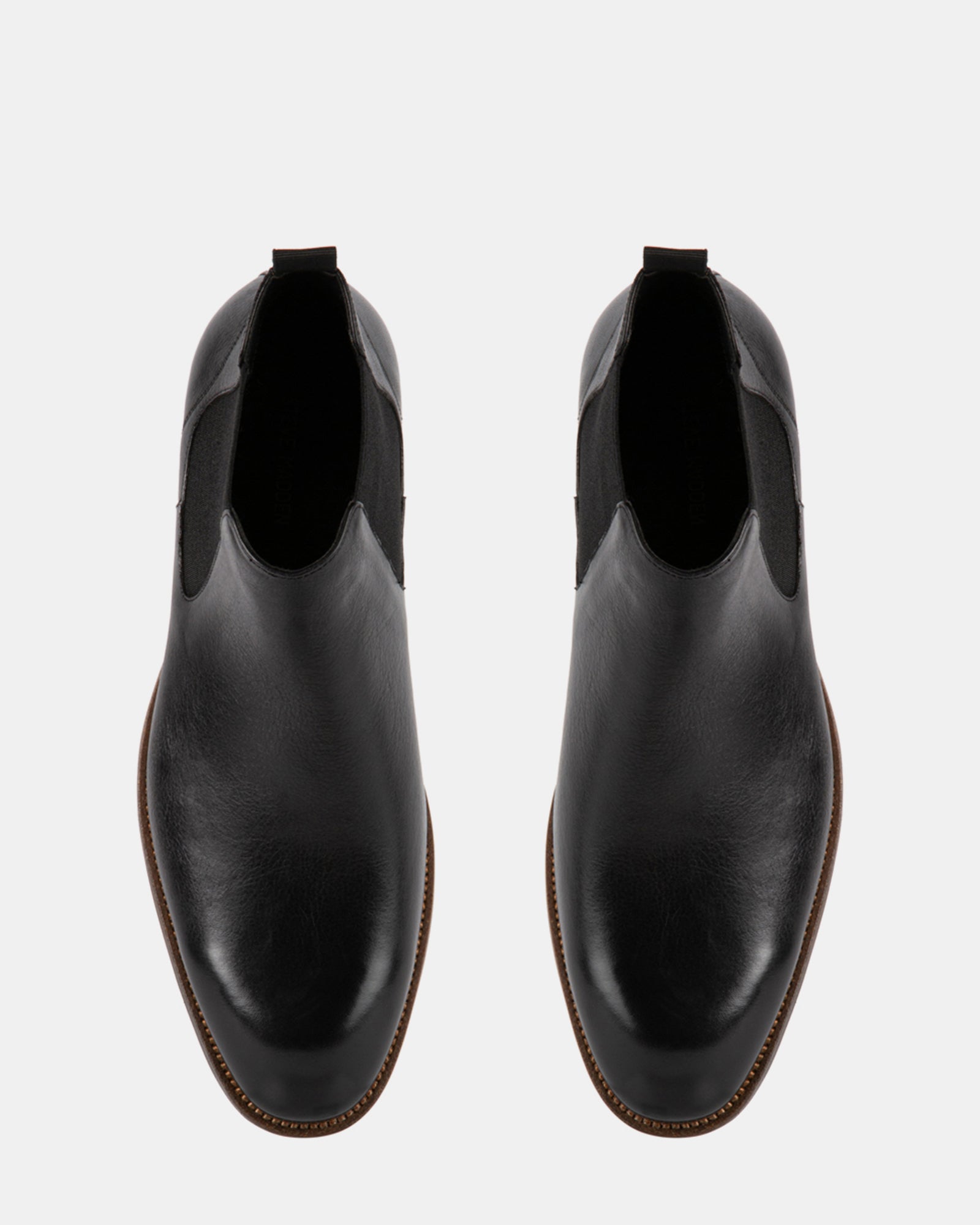 MERIDIAN BLACK LEATHER - Men's Shoes - Steve Madden Canada