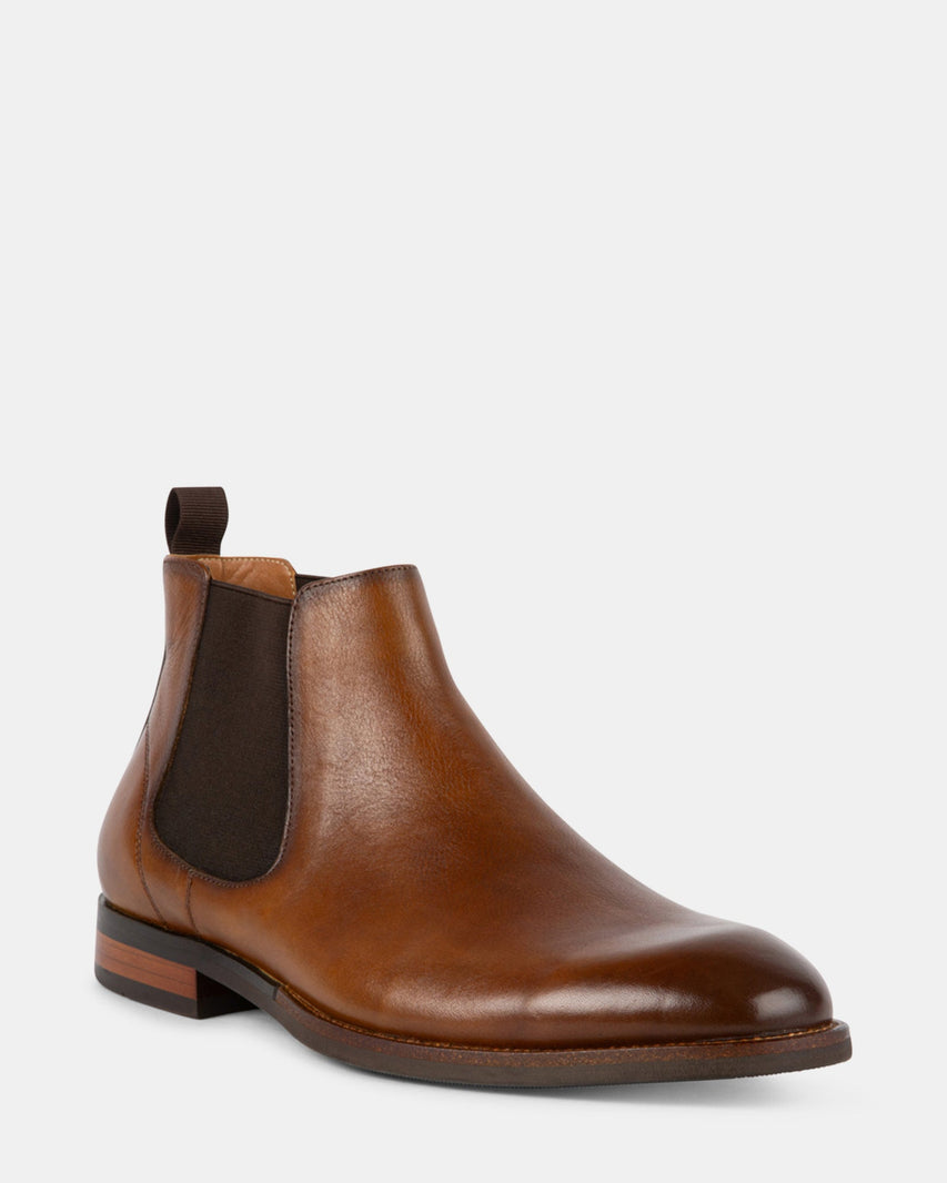 MERIDIAN TAN LEATHER - Men's Shoes - Steve Madden Canada