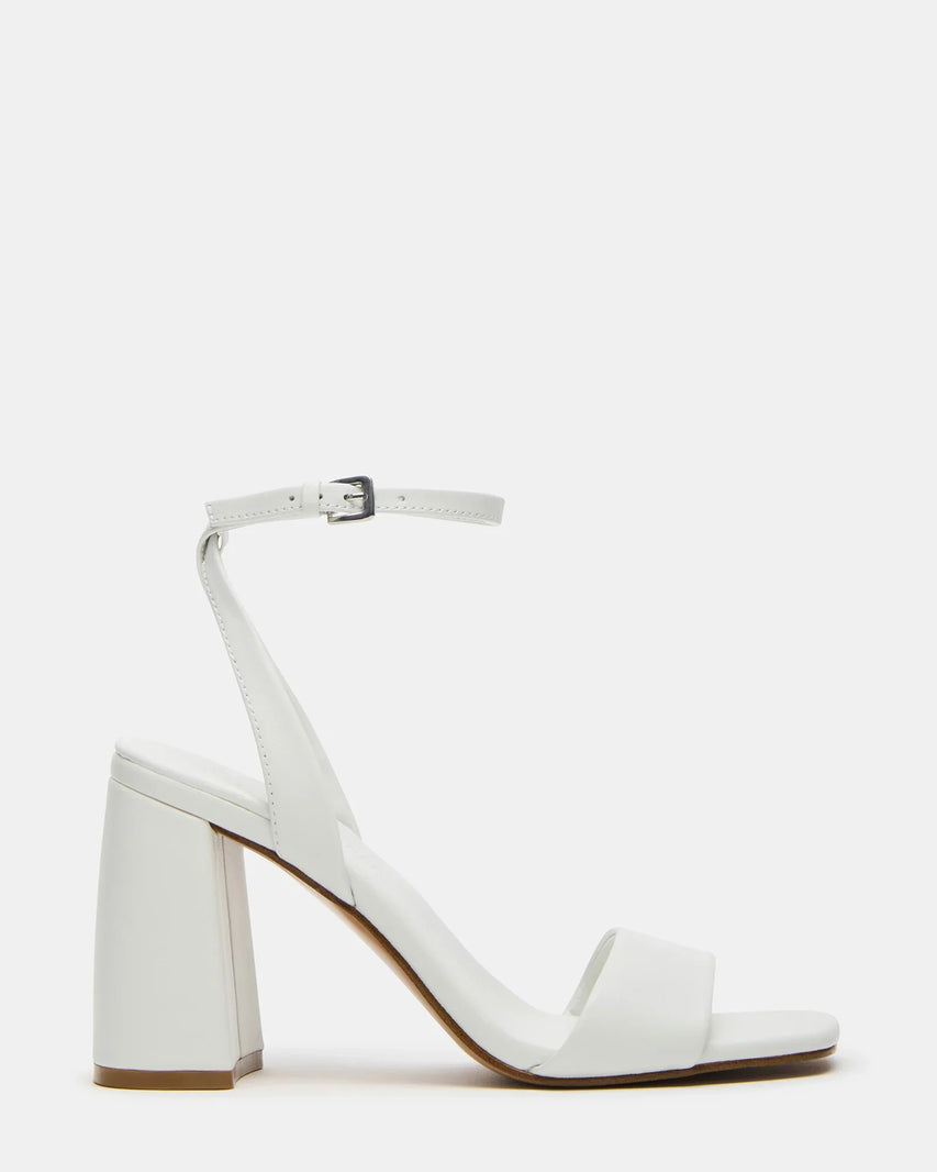 MESSA WHITE LEATHER - Women's Shoes - Steve Madden Canada