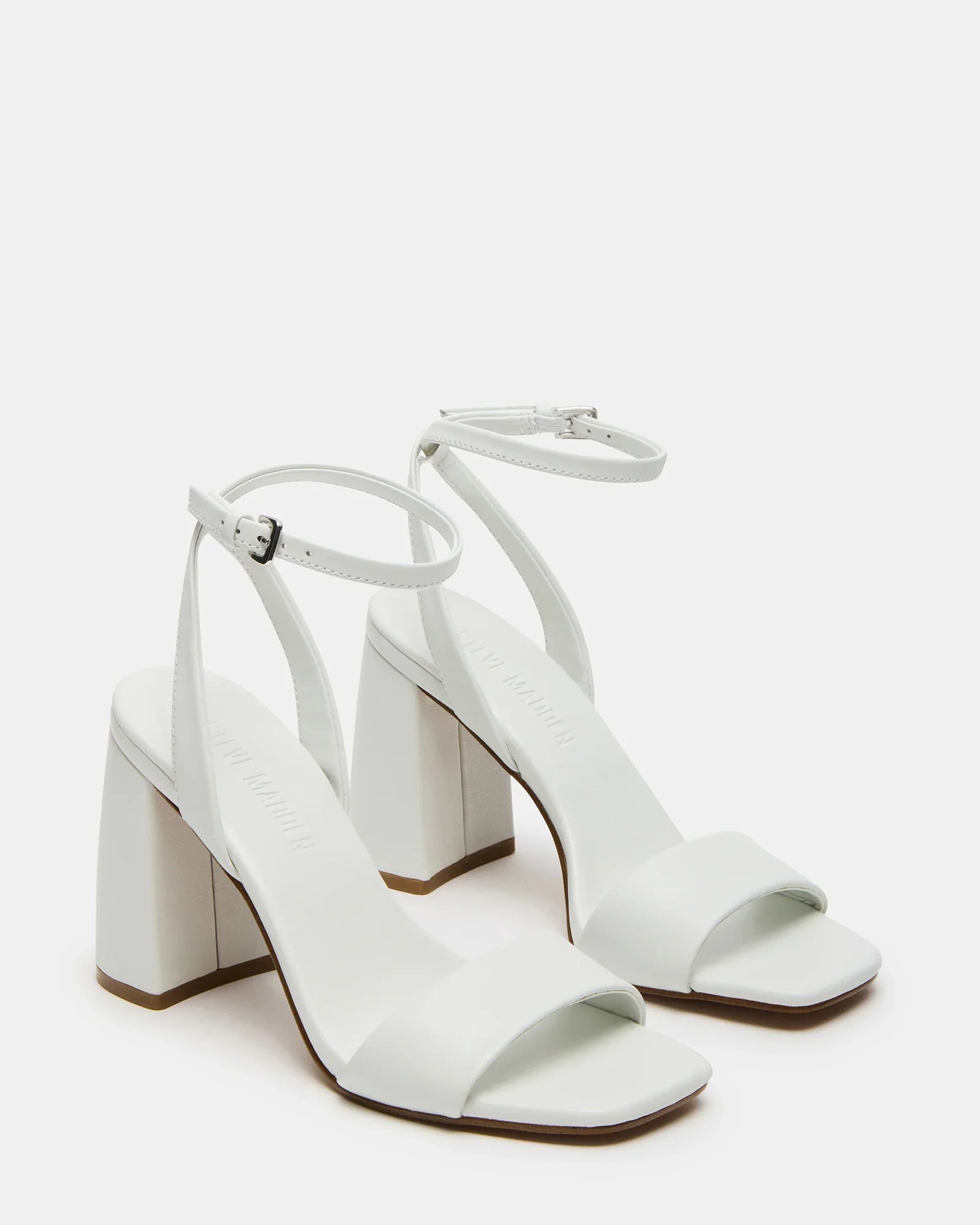 MESSA WHITE LEATHER - Women's Shoes - Steve Madden Canada