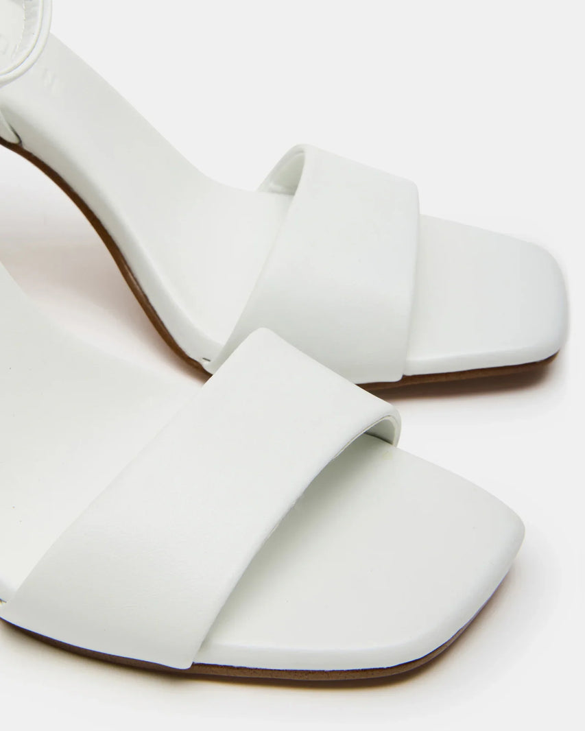 MESSA WHITE LEATHER - Women's Shoes - Steve Madden Canada