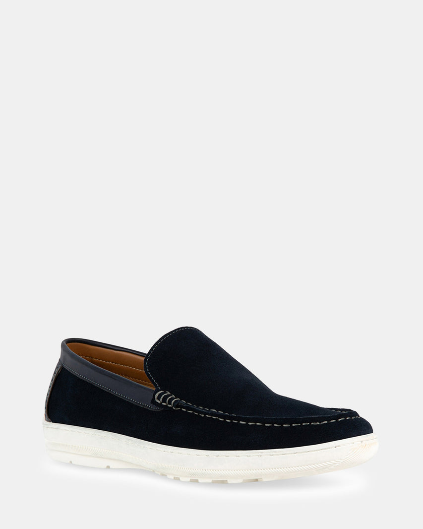 MITCHYY BLUE SUEDE - Men's Shoes - Steve Madden Canada