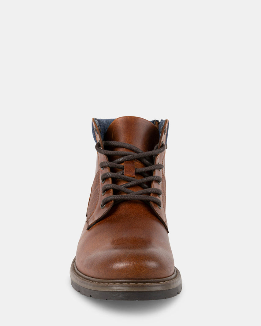 MODEST TAN LEATHER - Men's Shoes - Steve Madden Canada