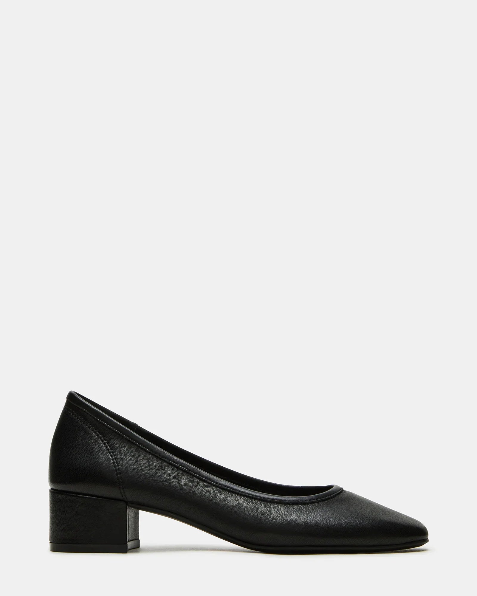 MOLLIE BLACK LEATHER - Women's Shoes - Steve Madden Canada
