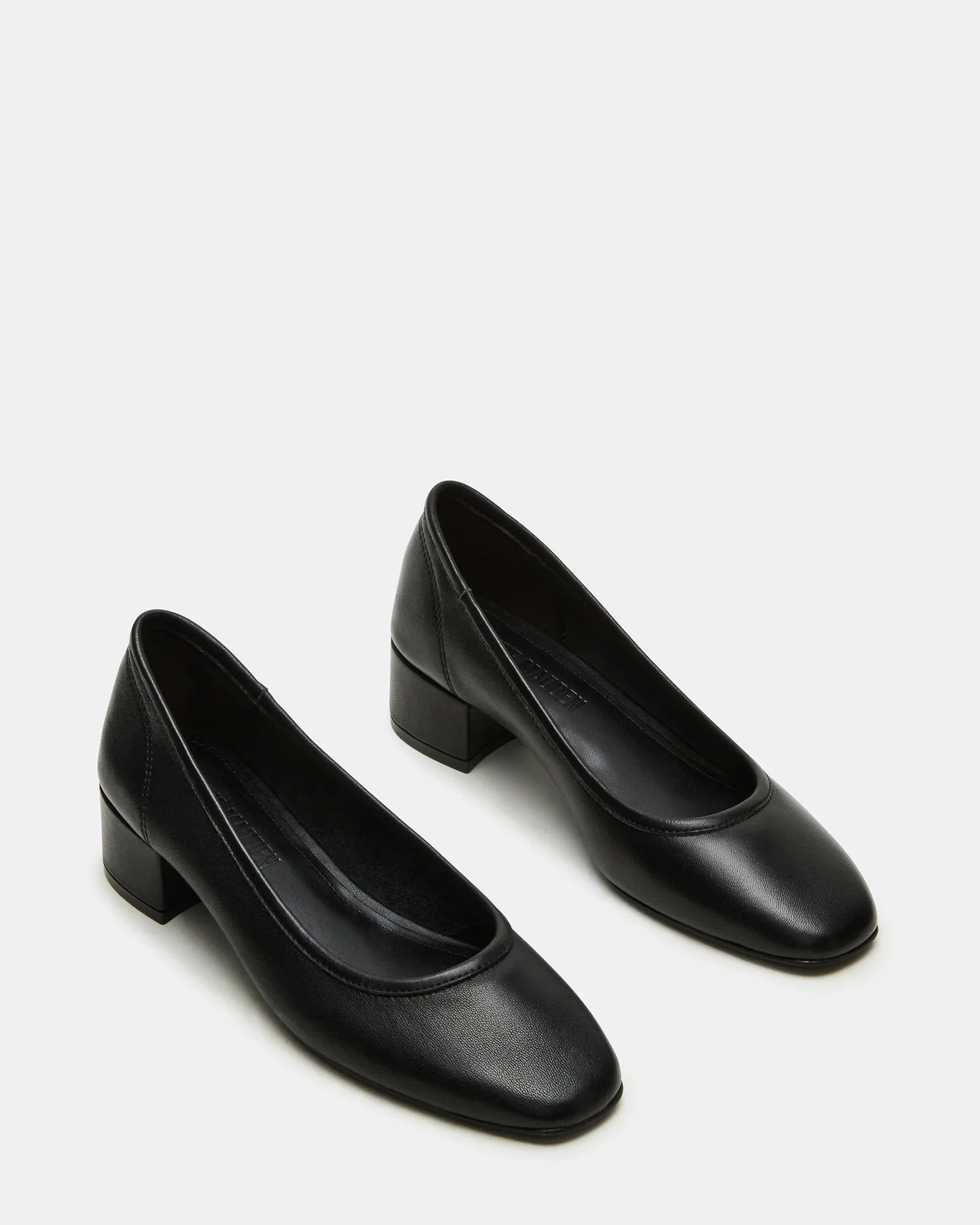 MOLLIE BLACK LEATHER - Women's Shoes - Steve Madden Canada