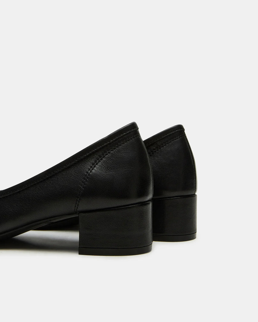 MOLLIE BLACK LEATHER - Women's Shoes - Steve Madden Canada