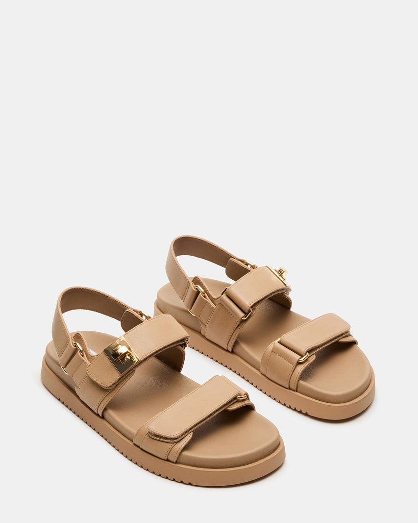 MONA BEIGE LEATHER - Women's Shoes - Steve Madden Canada