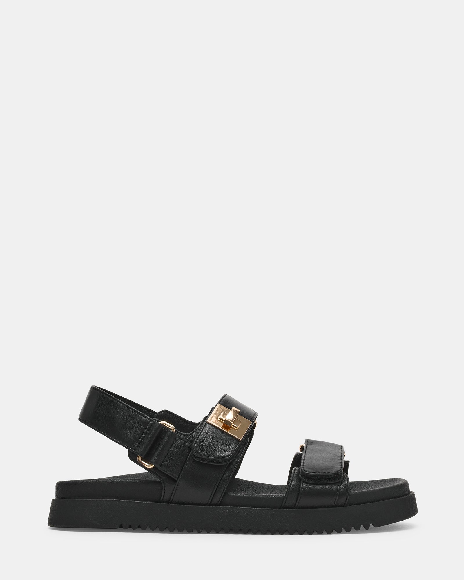 MONA BLACK LEATHER - Women's Shoes - Steve Madden Canada